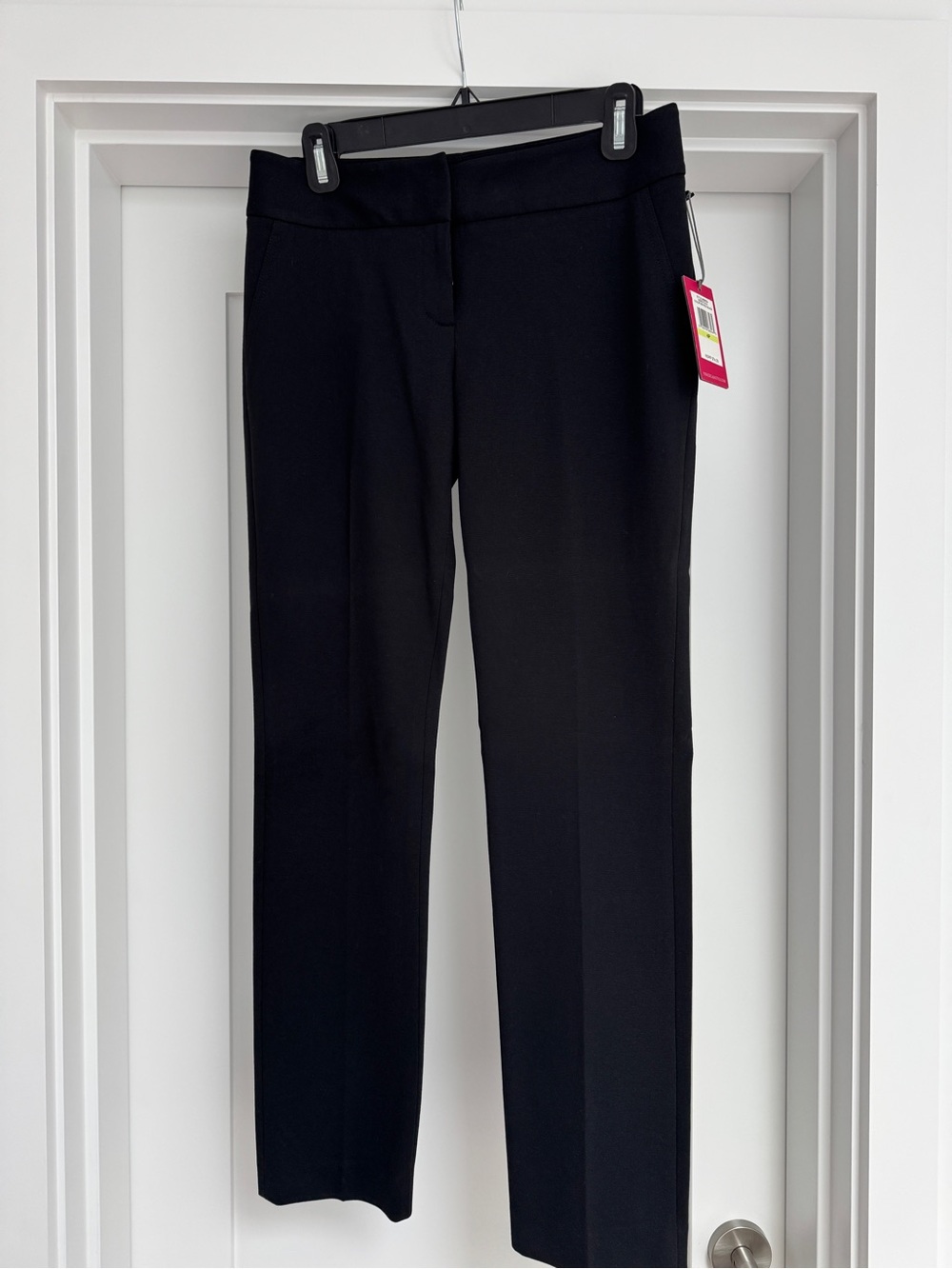 NWT: Vince Camuto Black Straight-Leg Ponte Pants